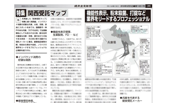 関西 健康産業新聞